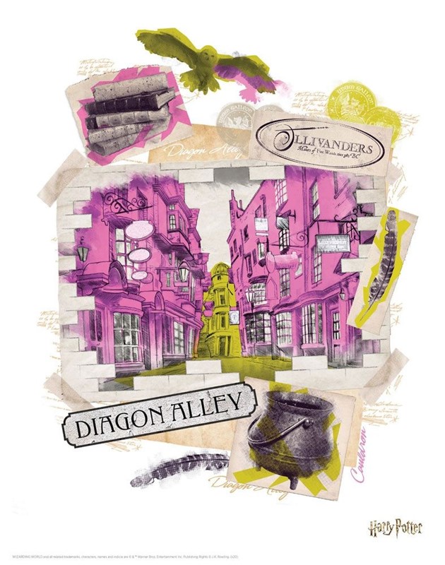 Set de 10 lithographies Harry Potter de qualité supérieure