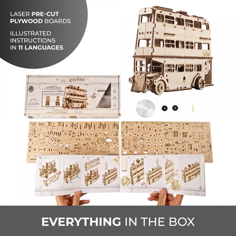 Kit assemblage bois Magicobus - Harry Potter