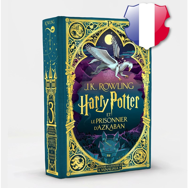 Coffret 3 livres Harry Potter illustrés par MinaLima