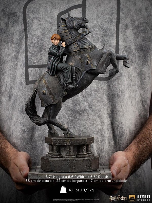 Statuette Deluxe Art Scale 1/10 Ron Weasley at the Wizard Chess