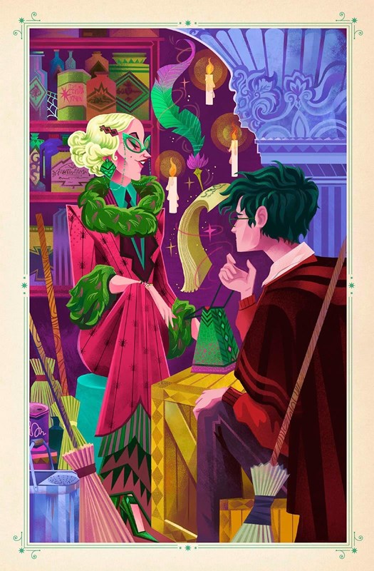 Harry Potter and the Goblet of Fire illustrated by Karl James Mountford