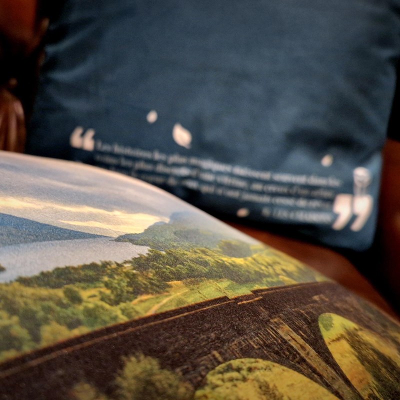 Coussin velours Pitchounet - Viaduc de Glenfinnan