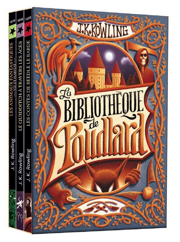 Coffret La Bibliothèque de Poudlard - Nouvelles couvertures 2020