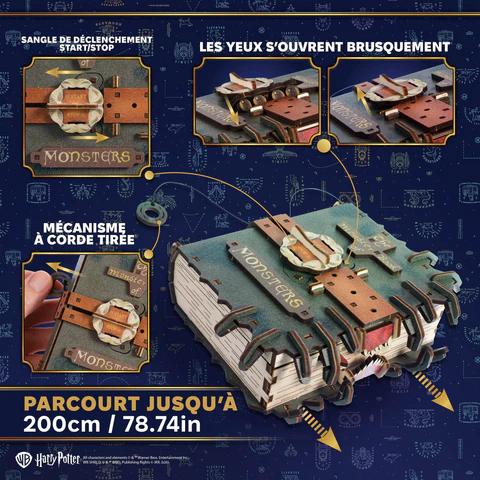 Le Monstrueux Livre des Monstres en bois - Harry Potter