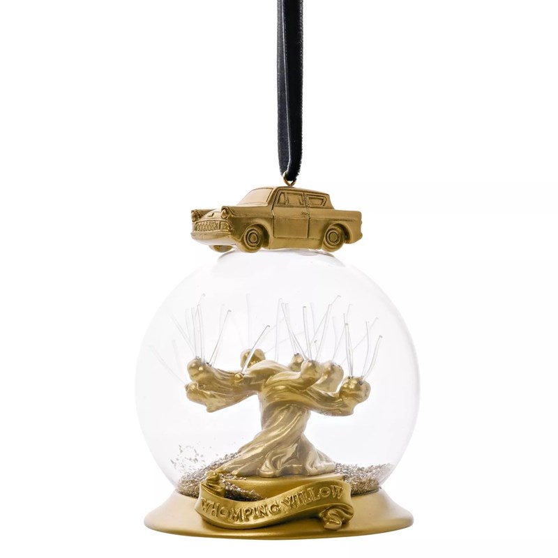 Boule de Noël Saule Cogneur doré - Harry Potter