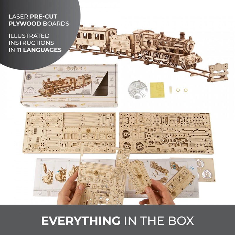 Kit assemblage bois Poudlard Express - Harry Potter