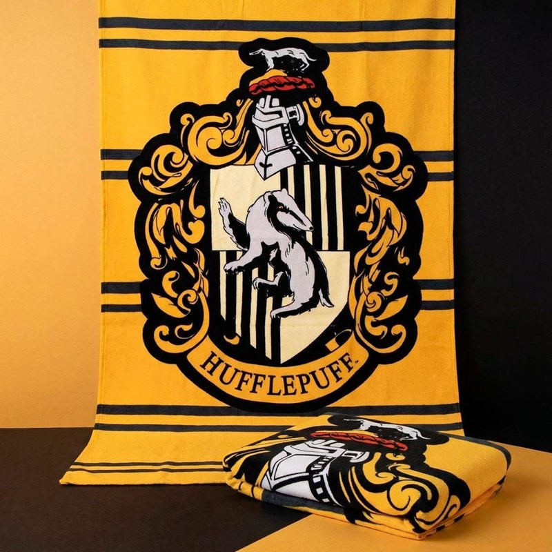 SERVIETTE DE PLAGE POUFSOUFFLE - HARRY POTTER