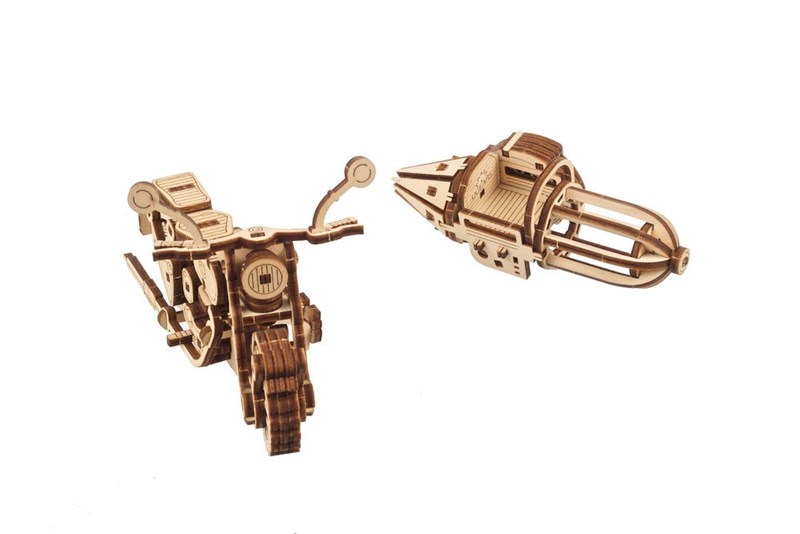 Kit assemblage bois Moto Hagrid - Harry Potter