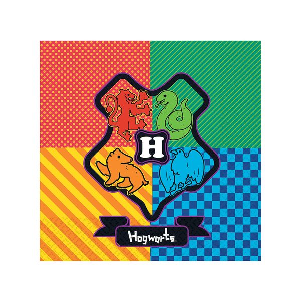 Pack 16 serviettes en papier Harry Potter