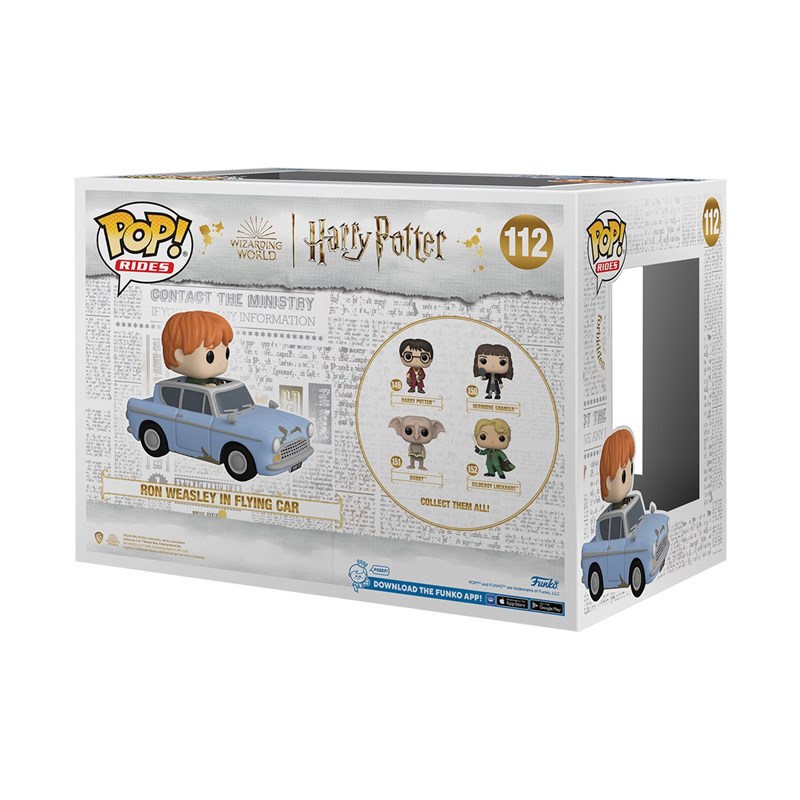 Funko Pop! Rides: The Chamber of Secrets 20th Anniversary - Ron Weasley with Ford Anglia