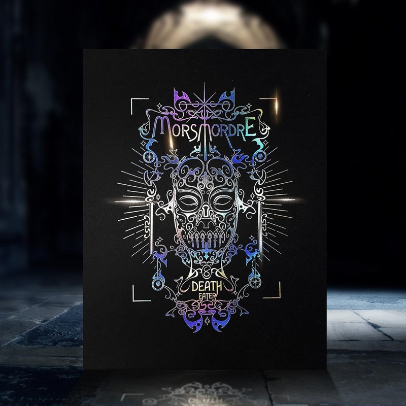 Artprint Mangemort dorure à chaud - Harry Potter