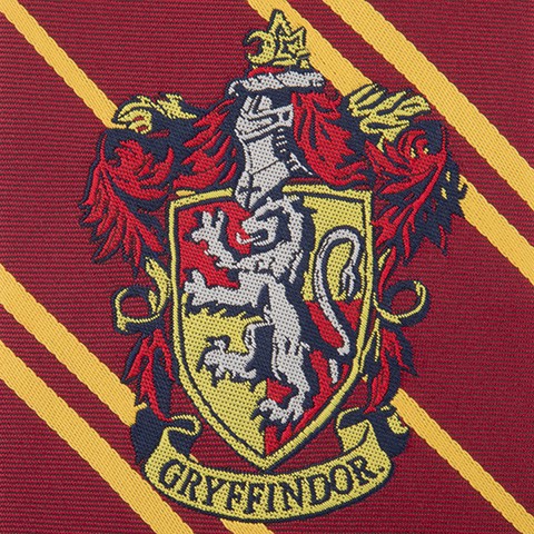 Cravate Gryffondor (enfant) logo tissé - Harry Potter
