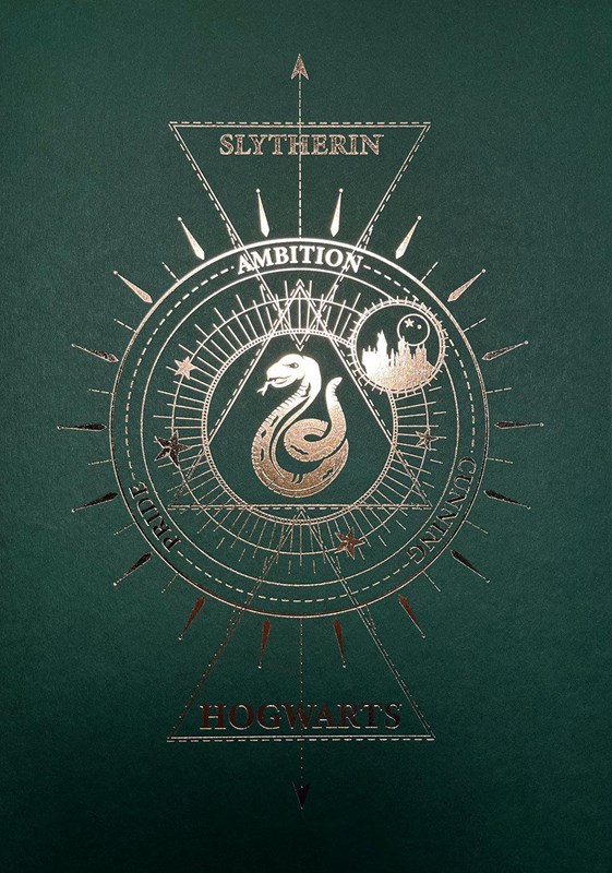 Artprint Serpentard dorure à chaud - Harry Potter