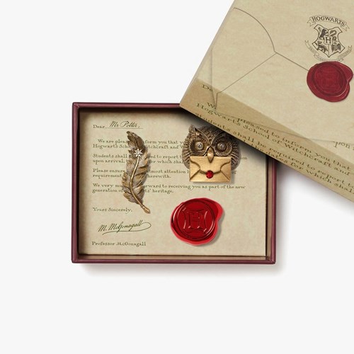 Set 3 pin's Lettre acceptation Harry Potter - MinaLima - 25 Ans de Magie