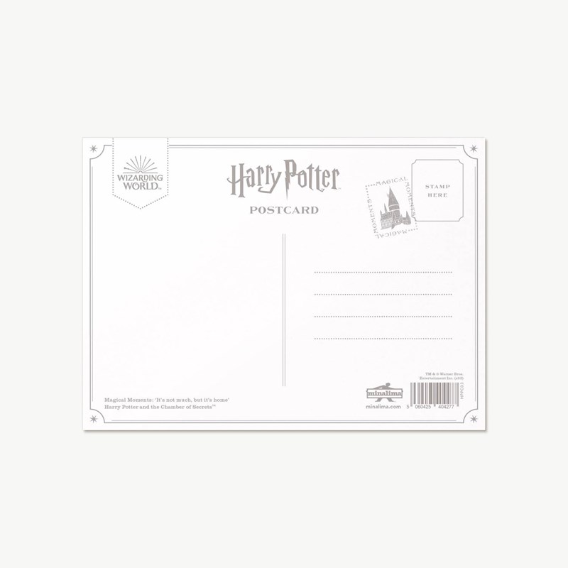 Carte postale Harry Potter par MinaLima - Horloge Weasley