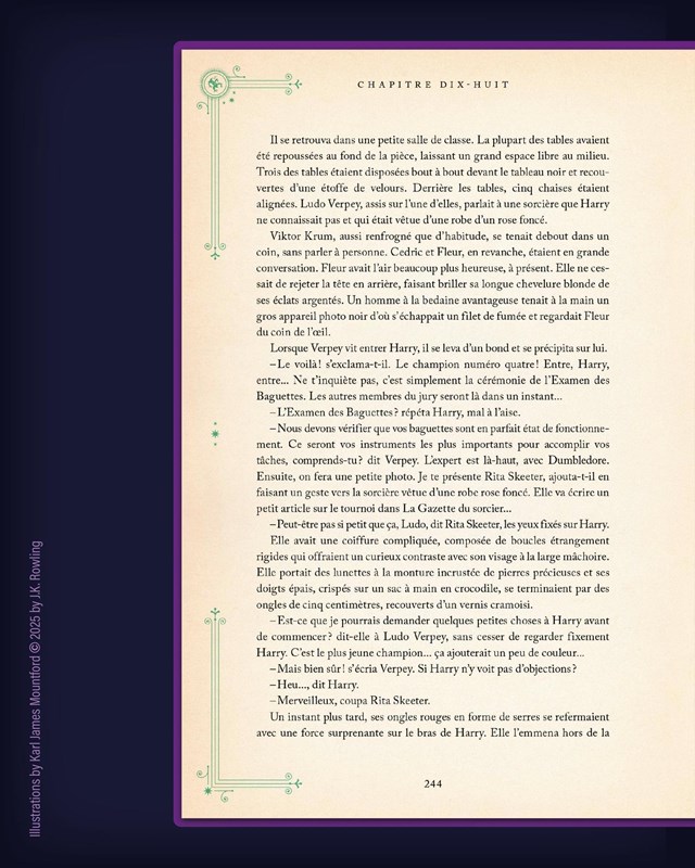 Harry Potter et la Coupe de Feu illustré par Karl James Mountford