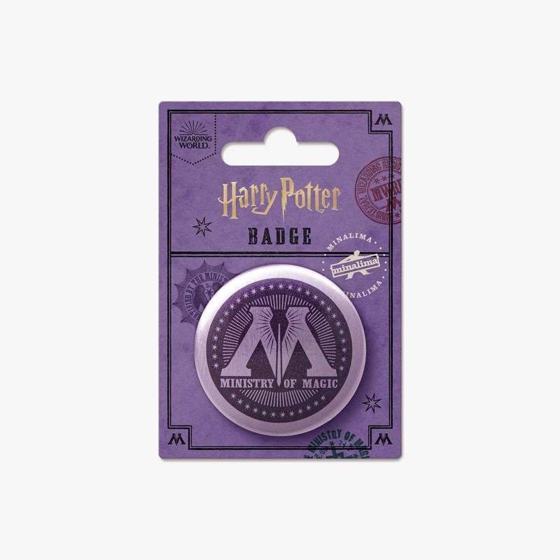 Badge Harry Potter MinaLima - Ministère de la Magie