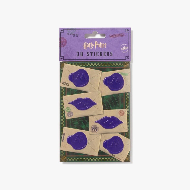 Stickers 3D sceaux de cire Ministère de la Magie MinaLima - Harry Potter