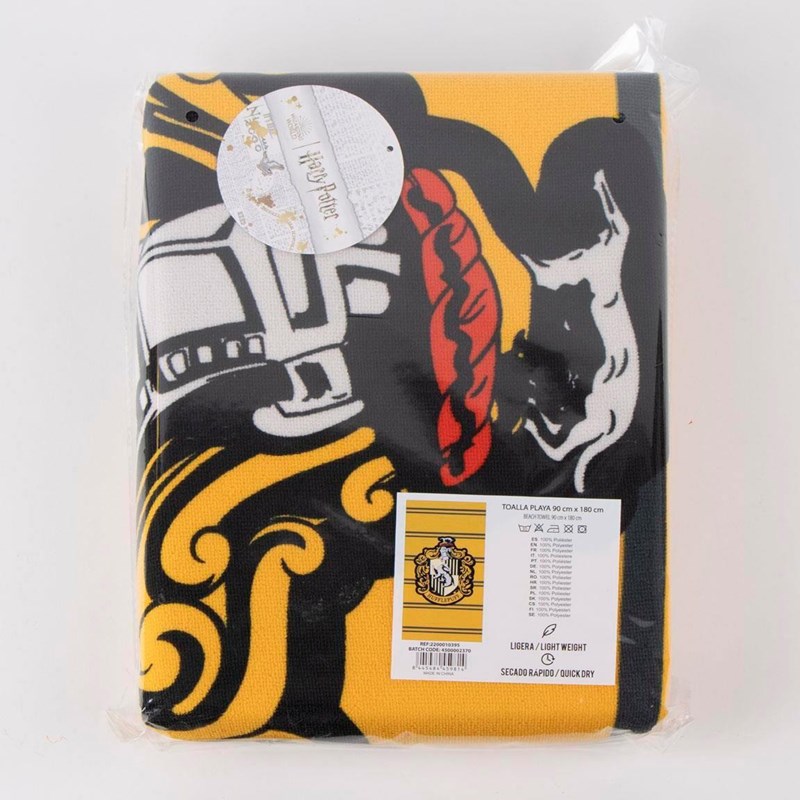 SERVIETTE DE PLAGE POUFSOUFFLE - HARRY POTTER