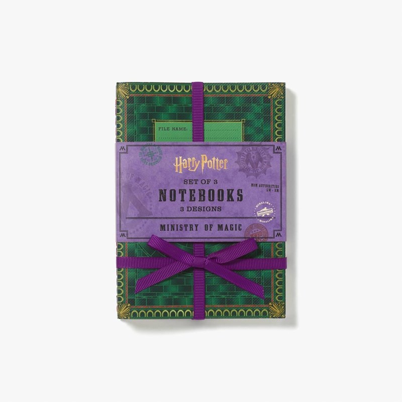 Set 3 carnets Ministère de la Magie MinaLima - Harry Potter