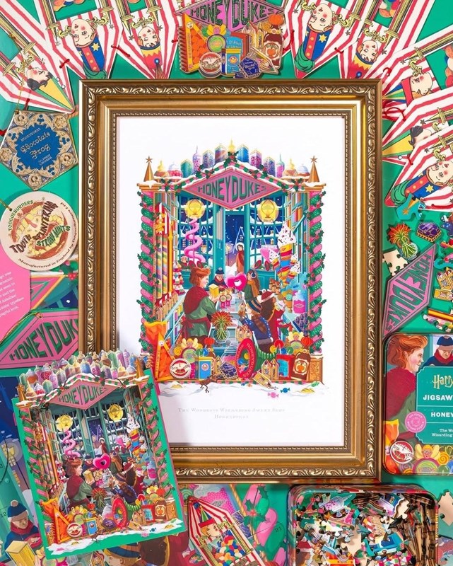 Carte de voeux 3D Honeydukes - MinaLima - Harry Potter