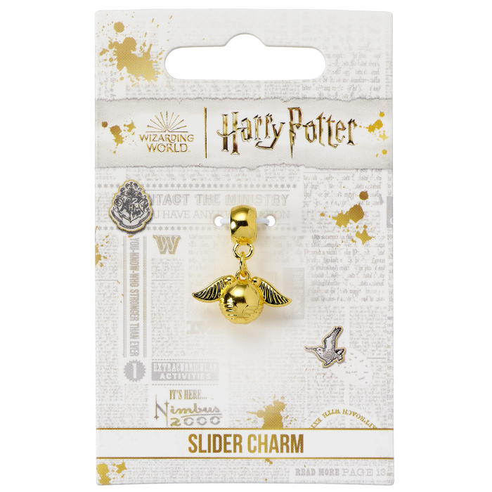Charm vif d'or 3D doré - Harry Potter