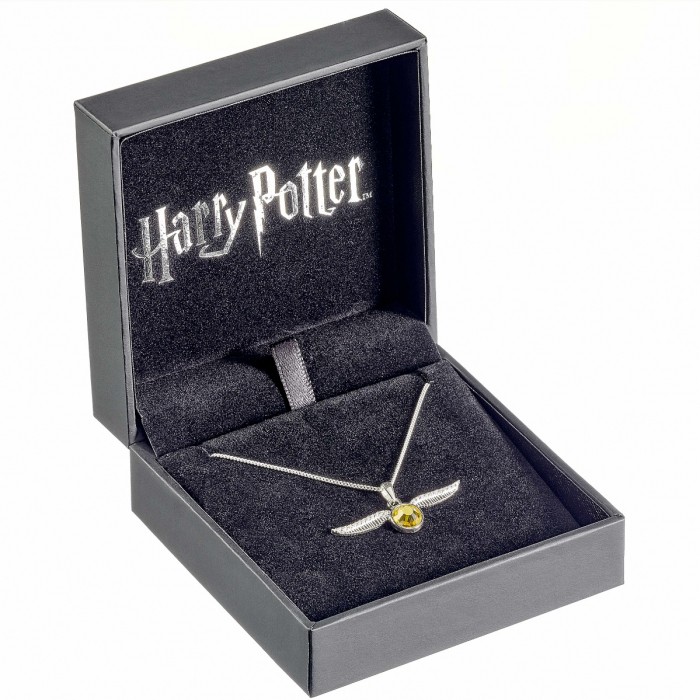 Collier vif d'or avec cristaux - Harry Potter