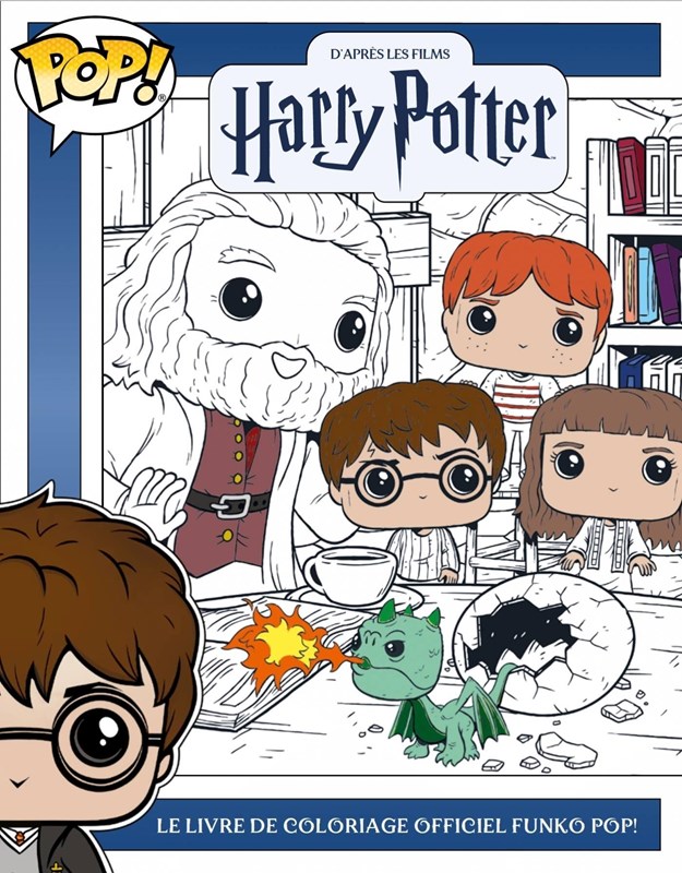 LIVRE COLORIAGE FUNKO POP HARRY POTTER