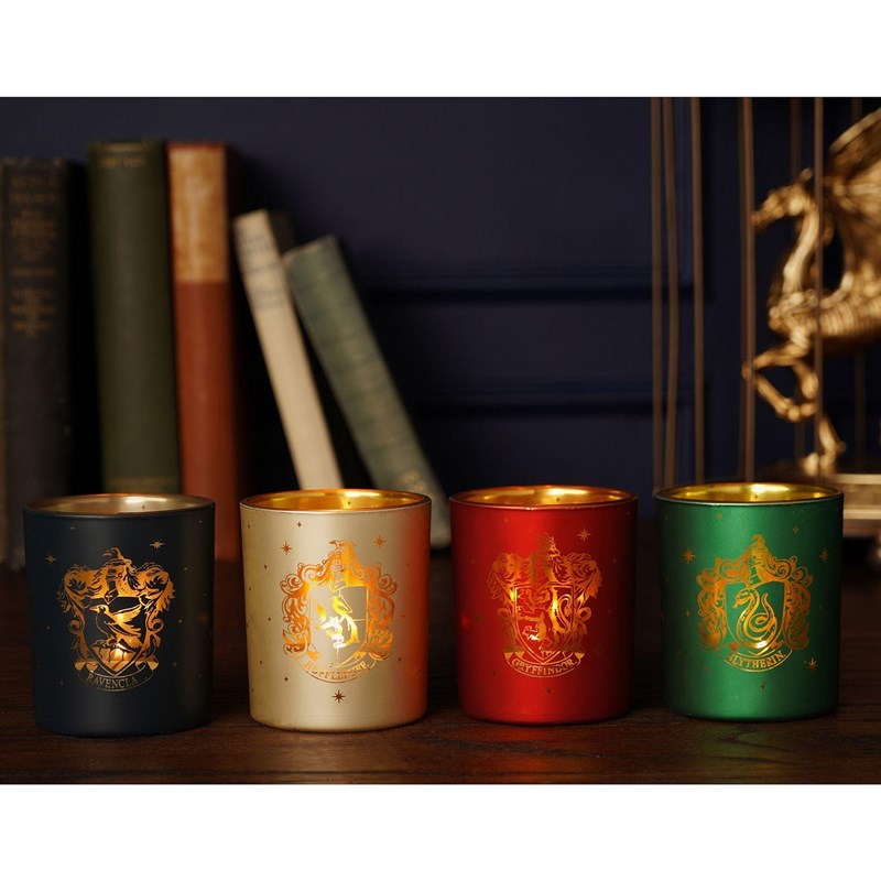 LOT 4 PHOTOPHORE ALUMNI 4 MAISONS POUDLARD - HARRY POTTER