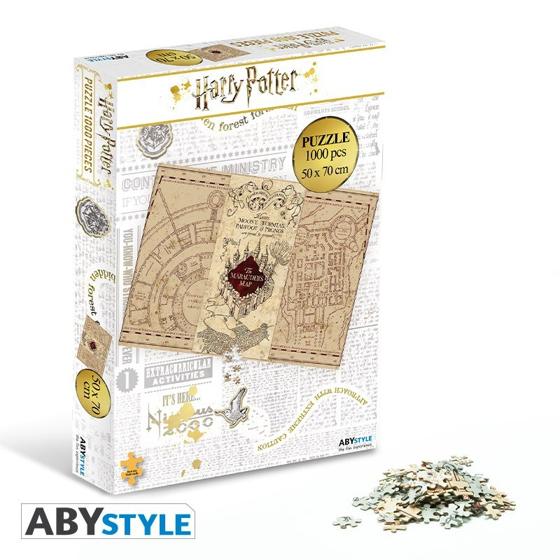 Puzzle 1000 pièces Carte du Maraudeur - Harry Potter