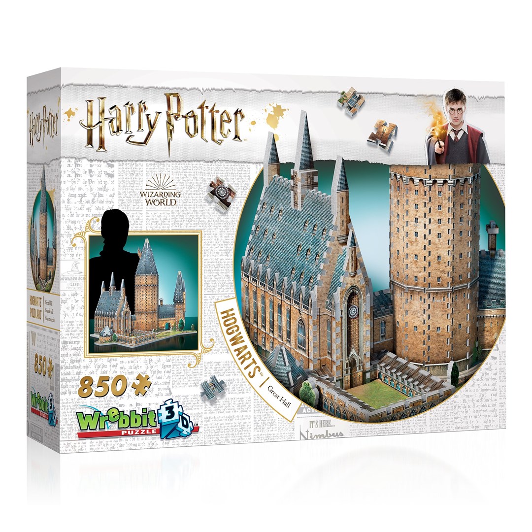 puzzle 3D wrebbit harry potter grande salle poudlard