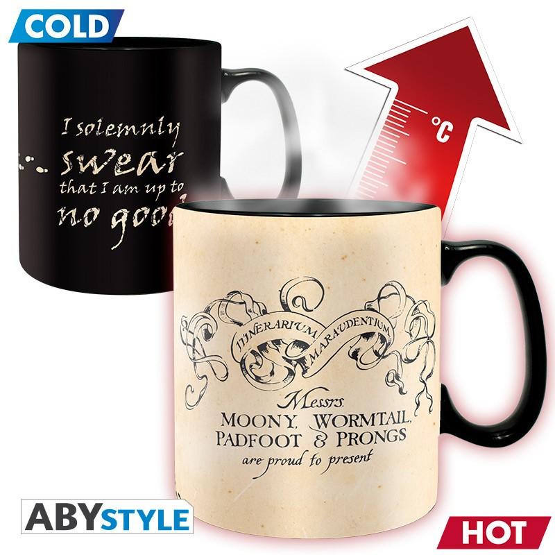 MUG HEAT CHANGE - 460ml - CARTE MAURAUDEUR - HARRY POTTER