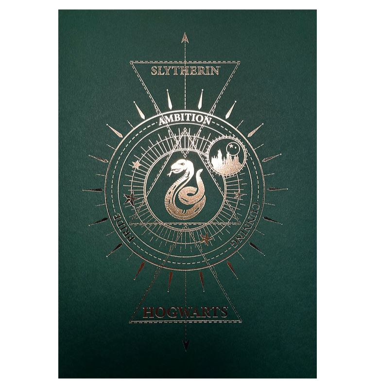 Artprint Serpentard dorure à chaud - Harry Potter