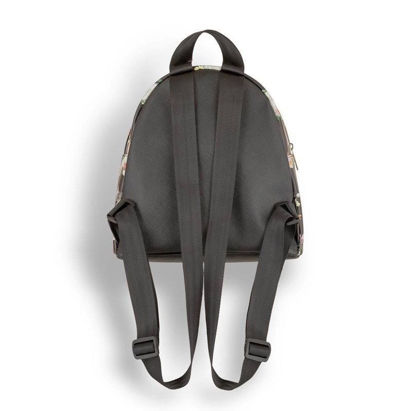 Sac à dos floral Hedwige noir - Harry Potter