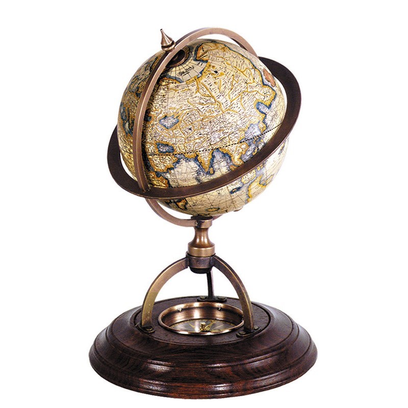 Globe Terrestre avec Boussole