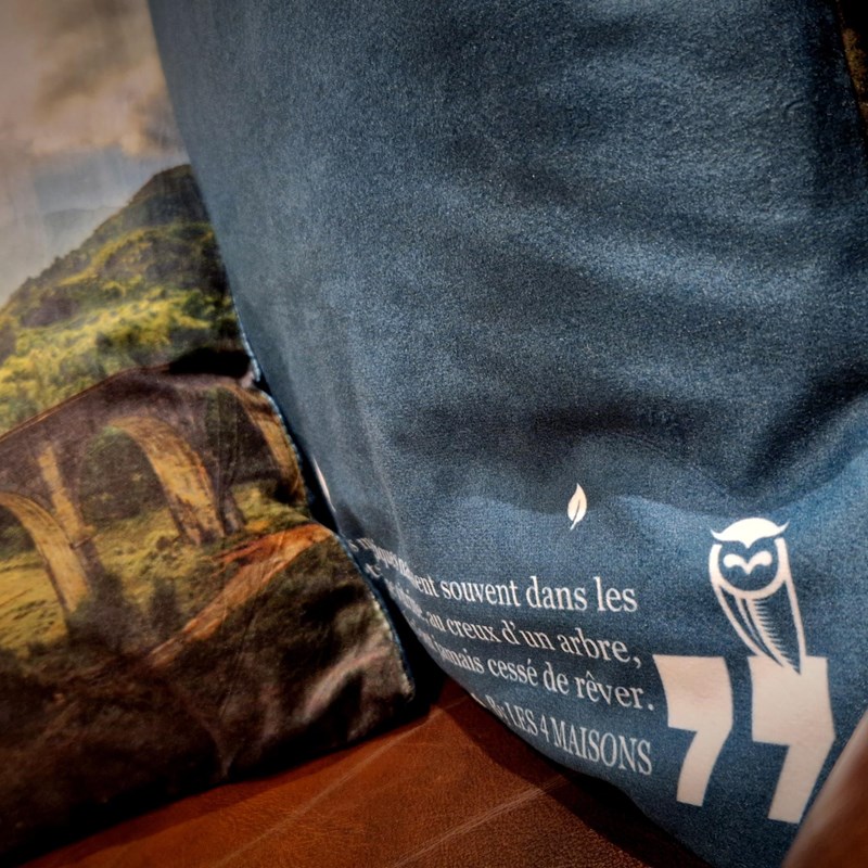 Coussin velours Pitchounet - Viaduc de Glenfinnan