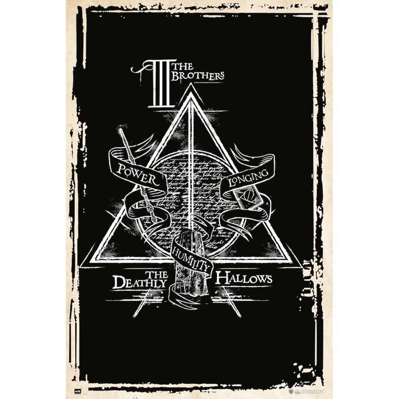 POSTER HARRY POTTER ET LES RELIQUES DE LA MORT SYMBOLES
