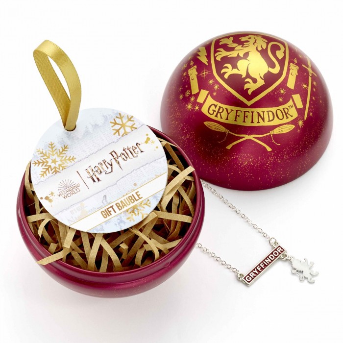 Boule de Noël et collier Gryffondor - Harry Potter