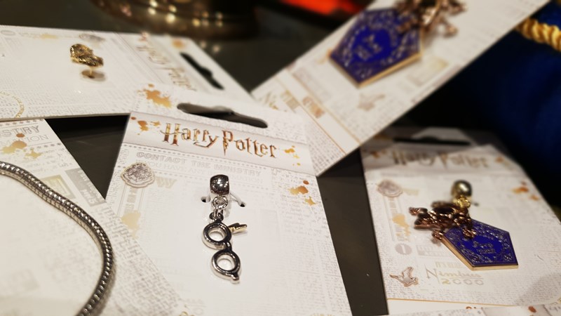 Slider charm pendentif Lunettes et éclair - Harry Potter