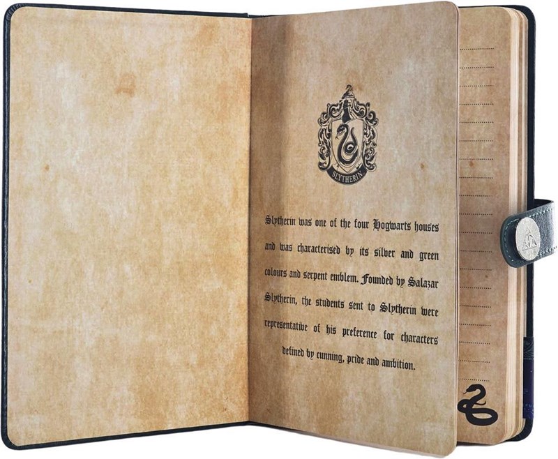 Carnet premium Serpentard - Harry Potter