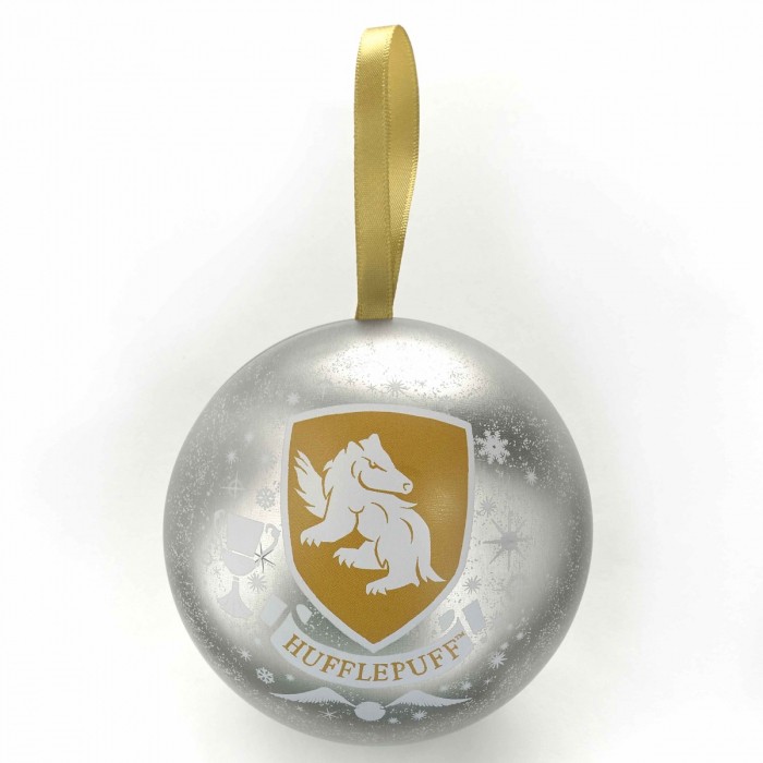 Boule de Noël et collier Poufsouffle - Harry Potter