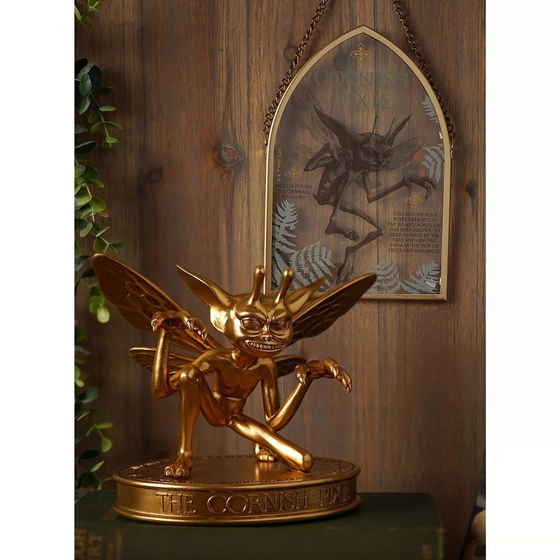 Figurine dorée Lutin de Cornouaille - Harry Potter
