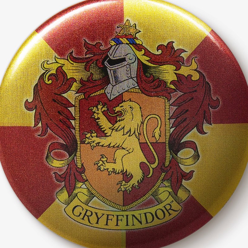 Badge Harry Potter MinaLima - Blason Gryffondor