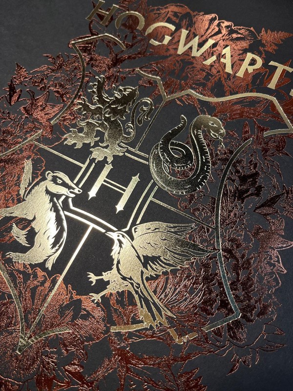 Artprint Poudlard dorure à chaud - Harry Potter