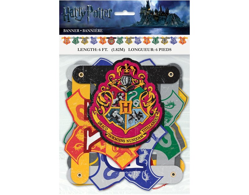 Guirlande déco anniversaire Harry Potter - Poudlard