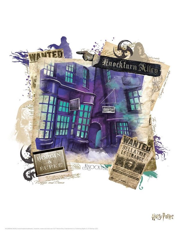 Set de 10 lithographies Harry Potter de qualité supérieure