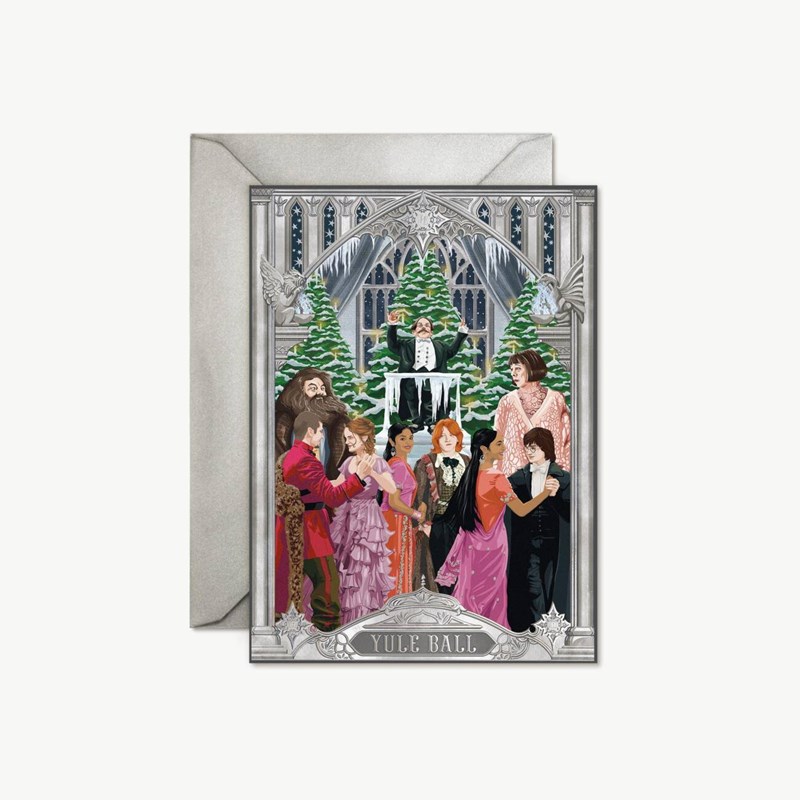 Set 5 cartes de voeux Yule Ball MinaLima - Harry Potter