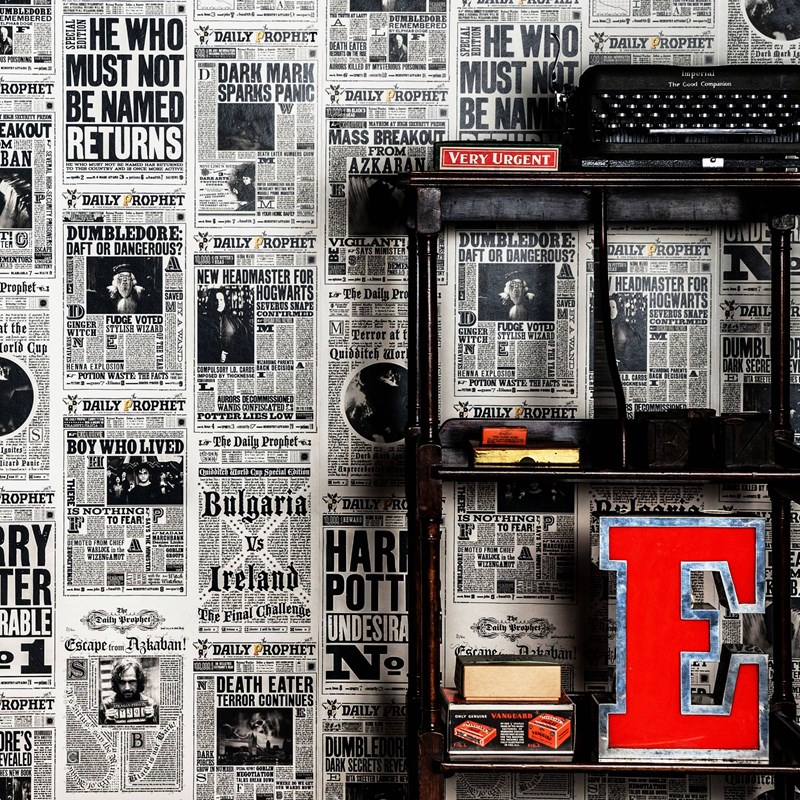 Papier peint Minalima La Gazette du Sorcier