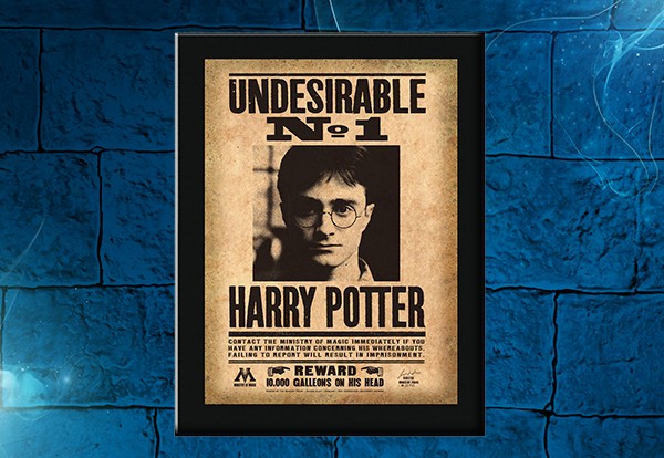 Plaque Undesirable N°1 - Noble Collection - Harry Potter