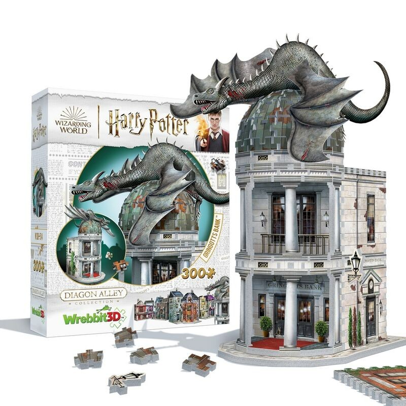 Puzzle 3D Banque Gringotts Dragon - Harry Potter